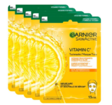 Garnier Feuchtigkeitsspendende Tuchmasken für sensible Haut, Mit Hyaluronsäure und Vitamin C, 5 x 1 Masken ab 6,07 € inkl. Prime-Versand (statt 9,25 €)