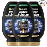 Garnier Wahre Schätze Ausgleichende Spülung mit Aktivkohle 3er Pack (3 x 200 ml) ab 4,48 € inkl. Prime-Versand