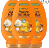 Garnier Wahre Schätze Pflegende Spülung mit Argan- & Camelia-Öl 3 x 250 ml