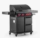 LANDMANN Gasgrill Cool Black 4.1 maxX – Hochleistungsgrill mit 800 °C maxX-Zone für für 314,90€ inkl. Versand