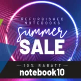 AfbShop: 10% Extra-Rabatt auf  Refurbished Notebooks – günstige Laptops für Homeoffice + Homeschooling