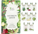 Gemüsesamen Alte Sorten 🌱 8 Sorten Alte Gemüse Samen im Set
