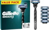 Gillette Mach3 Nassrasierer Herren Rasierer + 6 Rasierklingen ab 11,00 € inkl. Prime-Versand (statt 14,99 €)