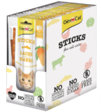 GimCat Superfood Duo-Sticks Lachs & Mango, 24 Packungen (24 x 3 Sticks) ab 13,73 € inkl. Prime-Versand (statt 29,15 €)