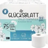 Glücksblatt Toilettenpapier Box 3-lagig 75 Rollen x 180 Blatt