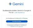 Gratis: 1 Jahr Google AI Pro mit Gemini Pro inkl. 2TB Cloud-Speicher für Studis & Azubis (Wert 263,88 €)