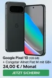Sparhandy: Google Pixel 10 (128 Gb) + Congstar Allnet Flat M Mit Gb+ 100 Gb 5G Für 24,00 € / Monat + 6,99 € Einmalig