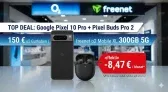MediaMarkt Tarifwelt: Google Pixel 10 Pro (128 GB) + 150 € o2 Guthaben + freenet o2 Mobile XL 300GB 5G für 34,99 € / Monat + 74,94 € einmalig