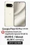 DEINHANDY: Google Pixel 10 Pro (128 GB) + Vodafone Smart Lite GigaKombi Spezial 45 GB 5G für 29,99 € / Monat + 46,98 € einmalig