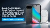 MediaMarkt Tarifwelt: Google Pixel 10 (128 GB) + Google Pixelsnap – Ladegerät mit Standhalterung + freenet  Allnet Flat 15 GB 5G (Tarif 1) + 10 GB 5G (Tarif 2) für 14,98 € / Monat + 94,94 € einmalig