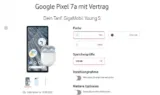 Google Pixel 7a + Google Pixel Buds A-Series + Vodafone GigaMobil Young S 15 GB Datenflat für 29,99 € / Monat + 40,99 € einmalig [bis 27 Jahre]