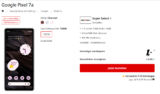 MediaMarkt Tarifwelt: Google Pixel 7a + Super Select S 10 GB LTE für 9,99 € / Monat + 35,94 € einmalig