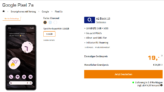 Saturn Tarifwelt: Google Pixel 7a + o2 Basic 15 mit 10 GB LTE für 14,99 € / Monat + 63,94 € einmalig