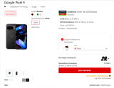 MediaMarkt Tarifwelt: Google Pixel 9 + Google Pixel Buds Pro + freenet Vodafone Allnet Flat 20 GB 5G für 19,99 € / Monat + 39,99 € einmalig
