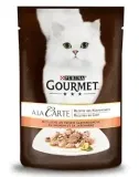 Gourmet A la Carte Katzenfutter nass mit Lachs und Gemüse (26x85g) ab 10,37 € inkl. Prime-Versand (statt 15,08 €)