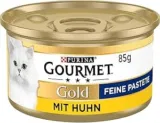 Gourmet Gold Feine Pastete Katze Nassfutter Huhn 12er Pack (12 x 85g) ab 3,70 € inkl. Prime-Versand