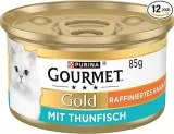 Gourmet Gold Raffiniertes Ragout Katzenfutter Nass Mit Thunfisch (12X85G) Ab 5,59 € Inkl. Prime-Versand (Statt 7,80 €)
