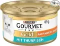 Gourmet Gold Raffiniertes Ragout Katzenfutter nass mit Thunfisch (12x85g) ab 5,59 € inkl. Prime-Versand (statt 7,80 €)