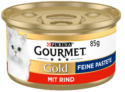Gourmet PURINA GOURMET Gold Feine Pastete mit Rind 12er Pack (12 x 85g) ab 3,98 € inkl. Prime Versand (statt 7,09 €)