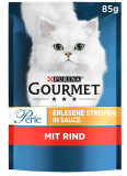 Gourmet Purina Gourmet Perle Erlesene Streifen Katzenfutter Nass, Mit Rind Ab 10,49 € Inkl. Prime-Versand (Statt 17,98€)