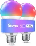 Govee Smart Glühbirne E27 Wlan Led Lampe (2 Stück, Dimmbar) Für 13,99 € Inkl. Prime-Versand