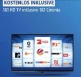 Gratis 📺 1&1 HD TV für 1&1-Kunden