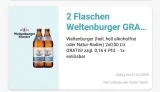 Gratis 🍻 2 Flaschen Weltenburger [Logo Getränke Märkte]