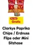 Gratis Clarkys Paprika Chips, Erdnussflips oder Mini Sitzhase mit Netto App Coupon