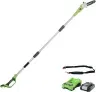 Greenworks G24PS20K2 Akku Hochentaster (cm Blattlänge, 6,7 m/s Kettengeschwindigkeit, 3,2 kg) für 149,99 € inkl. Versand