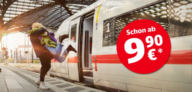 Deutschen Bahn 🚄💨 Winterfahrplan – Tickets ab 9,90 €