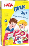 HABA 304262 – Greif zu! – Würfeln, schauen, schnappen, lustiges Reaktionsspiel (für 2-4 Spieler von 4-99 Jahren) für 9,89 € inkl. Prime-Versand (statt 11,98 €)