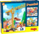 HABA Puzzles Baustellenfahrzeuge (305883) für 10,05 € inkl. Prime-Versand