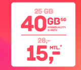 📱 Telekom Allnet von High Mobile: 40GB GB für nur 15€ mtl. (auch mit eSim) + 50€ Cashback