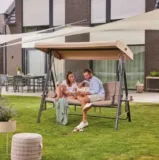 HOME DELUXE Hollywoodschaukel Descanso (2 Farben) für 310,94 € inkl. Versand