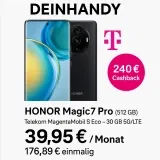 Deinhandy: Honor Magic7 Pro (512 Gb) + Telekom Magentamobil S Eco – 30 Gb 5G/ Lte Für 39,95 € / Monat + 176,89 € Einmalig