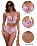 HORISUN High Waist Bikini Bauchweg Push Up (16 Farben, Gr. S bis XXL)