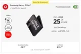 Sparhandy: Samsung Galaxy Z Flip7 + 500 Gb Depot + 100 € Sofortbonus + Vodafone Smart Entry Spezial 25 Gb 5G/ Lte Für 29,99 € / Monat + 56,93 € Einmalig