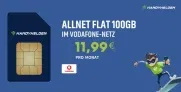 🔥Handyhelden – 100 GB Allnet Flat im Vodafone-Netz mit 5G für nur 11,99 € (mtl. Kündbar)