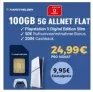 🔥Playstation 5 Slim Digital Edition (einmalig 9,95€) mit klarmobil Vodafone Allnet Flat (100 GB) für 24,99€ mtl. + 200€ Cashback + 50€ Wechselbonus
