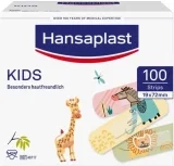 Hansaplast Universal Kinderpflaster (100 Strips) (Wundpflaster mit niedlichen Tiermotiven)