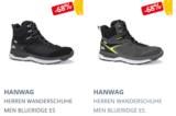 Hanwag Herren Wanderschuhe Men Blueridge (2 Farben, Gr. 40,5 bis 47) ab 71,13 € inkl. Versand