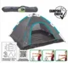 Happy People 3-Personen Pop-Up-Zelt Tent grey für 48,94 € inkl. Versand