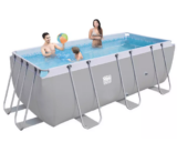 Happy People Stahlrahmenpool-Set 💦 400 x 207 cm