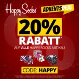 SportSpar Happy Socks X-MAS MEGA SALE mit Produkten ab 4,79 € zzgl. Versand