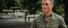 Charles Tyrwhitt: Alle Hemden oder Poloshirts für 39,95 € zzgl. Versand