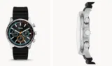 Fossil Herrenuhr Sullivan Multifunktion Silikon in schwarz (BQ2445) für 41,30€ inkl. Versand (statt 99€)