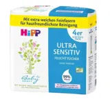 HiPP Babysanft Feuchttücher Ultra Sensitiv 3er Pack (3 x 4 x 52 Stück) ab 9,60 € inkl. Prime-Versand (statt 14,07 €)