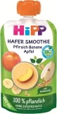 HiPP Bio Quetschie Hafer Smoothie Pfirsich Banane Apfel mit Haferdrink (6x120ml)