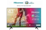 Hisense 43AE7000F – 43 Zoll (4K Ultra HD, HDR, Triple Tuner DVB-C/S/S2/T/T2, Smart-TV, Frameless, Bluetooth, Alexa) für 259,99€ inkl. Versand (statt 329€)