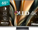 Hisense 65A9H OLED 164cm (65 Zoll) Fernseher (4K, HDR, Dolby Vision IQ & Atmos, 3.1.2 Sound, IMAX Enhanced, 120Hz) – für 1.499,00 € inkl. Versand (statt 1.999,00 €)